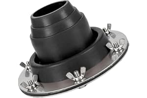 Amagogo Anneau de Protection Anti-brûlure pour Poêle à Bois, Tente Chaude, Cric, Tuyau de Toit Clignotant, Poêle à, évent de Cheminée, pour