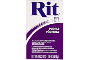 CRAFT COUNTY All Purpose Concentrated Rit Dye Powder Single Pack for Clothing, Décor, and Crafts – Purple