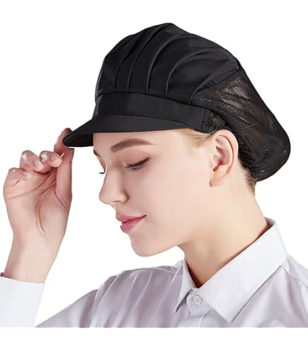 Berretto Da Cuoco Nanxson - 3 Pezzi Con Visiera, Traspirante, Per Ristorante