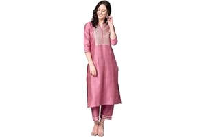 VASTRAGHAR Kurta-Set für Damen, indisches Designer-Kleid, Kurti Top, Tunika, Kurta mit Palazzos-Hose, Partykleidung