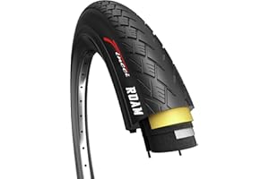 Fincci Pneus Velo 700x35с - Paire Pliable Pneus 28 x 1.35 Pouces avec Nylon Anti Crevaison 1mm, 30 TPI - Tires 37-622 pour Urbain Bicyclette, Route & VTT & Tournée & Électrique Velo