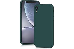 YATWIN Etui na telefon komórkowy iPhone XR, silikonowe etui na telefon komórkowy, jedwabiście miękkie w dotyku, ultra cienkie, odporne na uderzenia i zarysowania, zielone