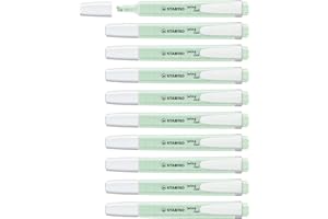 Highlighter - STABILO swing cool Pastel - Pack of 10 - Hint of Mint