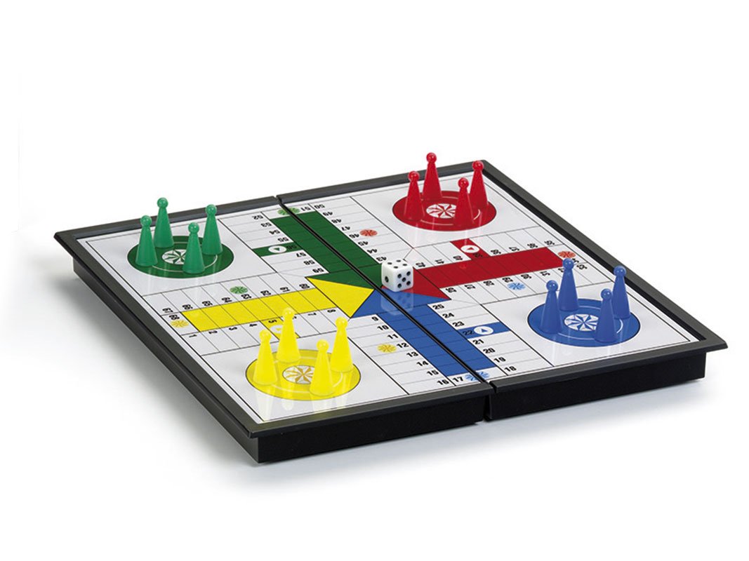 Cayro - Parchís - + 6 Años - Modelo Magnético - Juego de Mesa de Niños y Adultos - Ideal para Llevar de Viaje - con Tablero Plegable - 2 a 4 Jugadores - Imagen 3