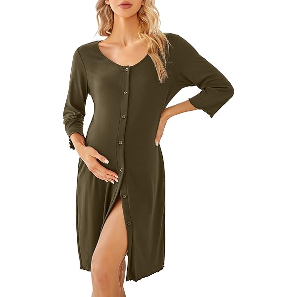 Marvmys Nachthemd dames korte mouwen slaapshirt katoen bedrukt slaapshirt zomer T-shirt slaaphemd vrouwen nachtkleding slaapjurk, lichtroze, 3XL
