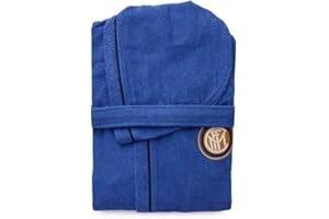HERMET SRL Accappatoio Microspugna Bambino Ufficiale F.C. Inter 8/10 Anni