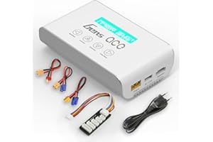 Gens Ace Aktualisiertes IMARS III Pro Balance-Ladegerät 100W 10A LCD-Lipo-Ladegerät für LiPo / Life / LiHv-Akku (1-6S), NiMH-Ladung (3-18S), RC Hobby Smart Battery Charger LCD-Display