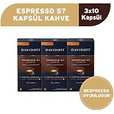 Davidoff Espresso 57 Ristretto Kaps&uuml;l Kahve 3X10 Adet - Nespesso Uyumludur