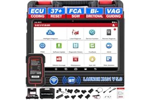 LAUNCH X431 V Pro 5.0 Elite Diagnóstico Auotómovil Bidireccional OEM OBD2 Diagnosis Coche Bluetooth Codificación de ECU, ABS Reinicio de Aceite EPB SAS DPF BMS SRS TPMS FCA SGW