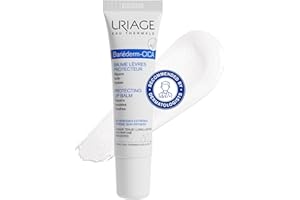 Uriage Bariéderm-CICA Protecting Lip Balm 15ml - Barrier Lip Balm Formulated With Poly-2p Patented Complex - Repairs, Insulates, Soothes - Dry, Chapped Lips - Long-Lasting, High Tolerance, Unscented