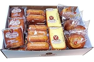 LAPASION Caja Surtida para Desayunos | Sobaos Tradicionales | Bizcochos Pepitos al Huevo | Bizcocho Coc | Magdalenas Redondas | Ideal para Merienda y Desayunos