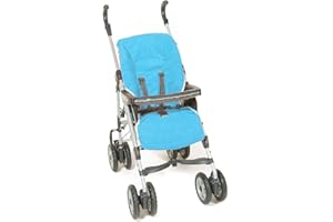 PAMBABY Copri Passeggino Universale in Spugna di Cotone Anallergico Made In Italy (CIELO)