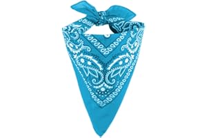 EUROXANTY Bandana 100% cotone | Fazzoletto per collo, testa, bambola | design unico | Fazzoletti per moda e sport |
