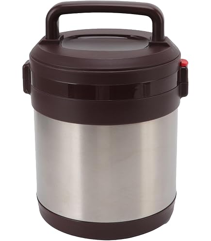 Thermos Cibo Termico 2.3L Acciaio Inox - Contenitore Isolato Sottovuoto Per Pranzo Con 3 Scomparti
