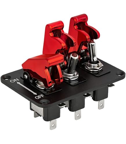STR FP3 Triple Flip Switch Panel – Aircraft Style For Motorsport, Racing, Oval, Kit Car