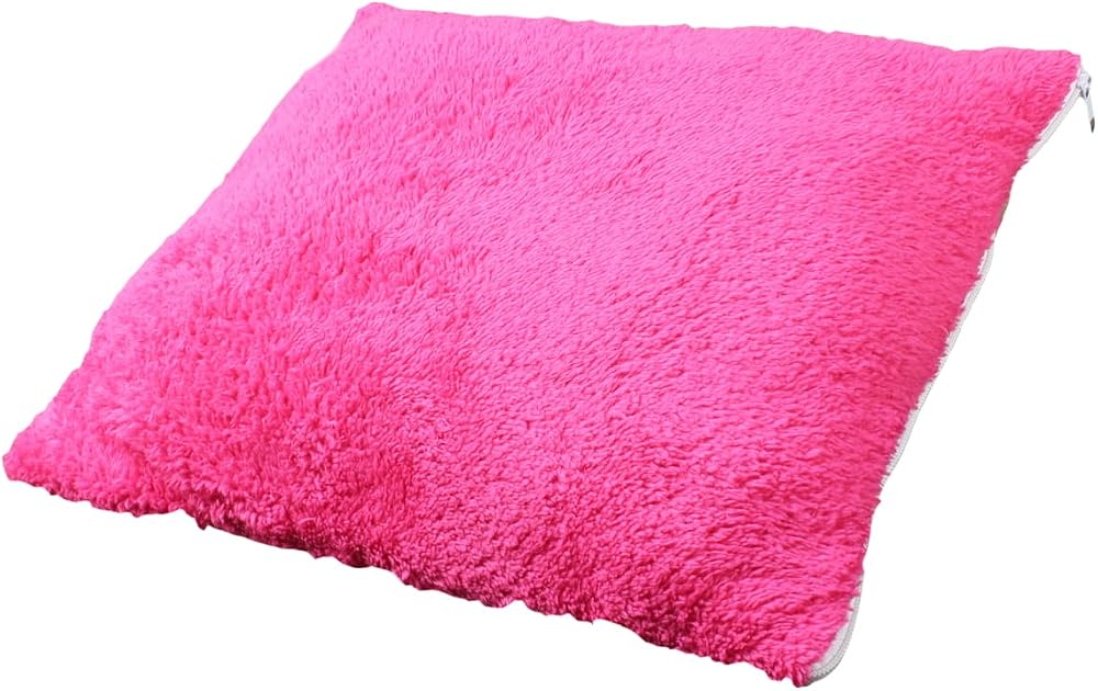 Tineke Kedi Köpek Uyku Minderi Yıkanabilir Fermuarlı Yumuşak Yatağı Welsoft 35x40 Cm 1 Adet (Fuşya)