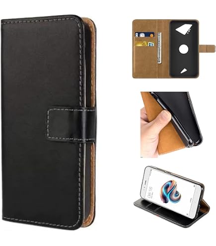 Custodia In Pelle Marrone Per Crosscall Core-X3 – Borsa Da Outdoor Con Clip Girevole E Slot Per Carte (caseroxx Premium)