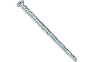 AERZETIX - C48388 - Satz von 50 Schraubanker betonschrauben ankerschrauben direkt für beton Ø7.5x152mm senkkopf konisch - mit abdruck stern T30 - direkte befestigung ohne dübel