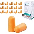 200 Pairs Soft PU Foam Bullet Earplugs, Noise Cancelling 37dB SNR, Slow Rebound, Noise Reduction, Earplugs for Sleep, Automotive, Construction, Mining