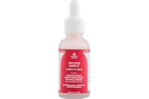 Nature Spell Eye Serum, Targets Dark Circles, Puffiness & Eyebags, Infused with Watermelon & Goji Berries, Vegan, 30ml