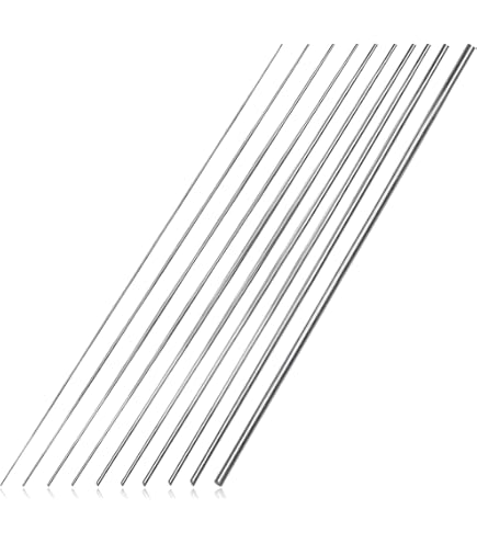 Aste Tonde In Acciaio HSS | Diametro 0.7mm Lunghezza 60mm | Per Trapani E Torni | Confezione 10 Pezzi - Foto 4
