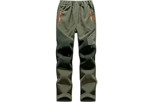 CAMLAKEE Pantaloni de Softshell Bambino Pantaloni da Trekking Ragazzo Ragazza