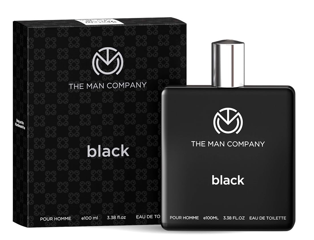 The Man Company Fresh Black Edt Perfume For Men - 100Ml | Premium Long-Lasting Fragrance | Gift For Him