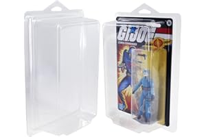 Platinum Protectors Display Case Compatible with Vintage & New 3.75" Star Wars or GI Joe Carded Figures (5 Pack)