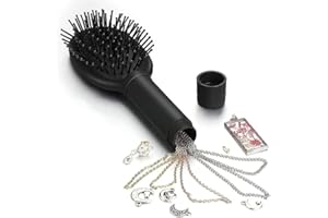 YAANBUNB 2Pcs Diversion Safe Hair Brush Secret Stash Diversion Hairbrush Hair Styling Brush pour cacher de l'argent, des bijoux, des objets de valeur pour le voyage, la maison