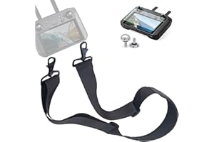 HKQP DJI Mini 3 Pro Cordino da Collo a Tracolla, Accessori Controller RC, Cordino Intrecciato in Nylon Regolabile, Vite e Film Temperato, Nero