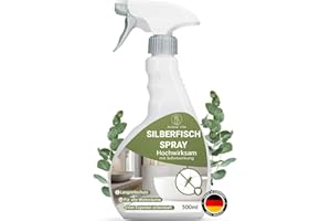 ‎ANIMAL VITA Silberfisch Spray 500 ml [mit Sofortwirkung] - wirksames Mittel gegen Silberfische & Papierfische, hochwirksame Alternative zu Silberfisch-Köderdose & Silberfischfalle, mit dezentem Zitrusduft