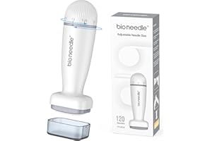 QUELLE Dr.pen Ajustable Dermaroller Cabello Bioneedle Derma Stamp 0 a 2mm Ajustable Microneedling Stamp 120 Microagujas,Mincroneedling para Cara y Cuerpo Tratar Antiedad Crecimiento de Barba y Cabello BIO120