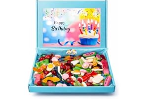 BELLADONA GIFTS Birthday Box Filled With Jelly Pick And Mix Sweets | Surprise Them With Sweetness: Perfect Birthday Sweets Delivered | Letterbox gifts |