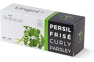Lingot® Persil Frisé BIO - Compatible Potager d'Intérieur Véritable® et Exky® - Recharge prête à l'emploi - Substrat avec Graines Intégrées