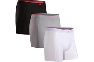 DANISH ENDURANCE Calzoncillos Hombre Boxer de Bambú, con o Sin Bragueta, Suaves y Elásticos, 3 o 10 Pack