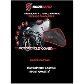 BODYGARD Honda Nss 250 Forza Motosiklet Brandası Arka &Ccedil;anta Uyumlu Branda,&ouml;rt&uuml;-siyah