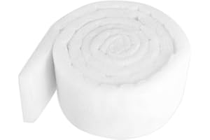 AUIRSHIKY Eponge filtrante pour Aquarium,2 m de Tampon filtrant pour Aquarium, Aquarium Filtre Mousse Bio Filtre éponge Tampon,Tampon filtrant biochimique épaissi,Mousse filtrante pour Aquarium de Bassin