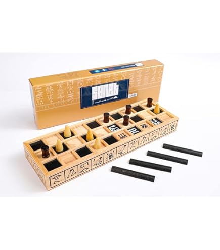 CHEYLIZI Medieval Chess Set Viking Chess Set, Wooden Chess Pieces, Hnefatafl Chess Set for Adults/Children, Checkerboard: 22 x 22 cm, Brown