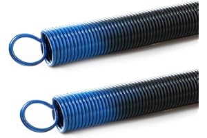 Aopin 1 Pair Replacement Garage Door Extension Spring Heavy Duty Stretch Spring,Black, 140 lb