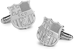 GEMELOLANDIA Spinki do mankietów | Spinki do koszuli Srebrny Drużyna Piłka Nożna Oryginalne spinki do mankietów na koszule | Dla mężczyzn i chłopców | Prezenty na ślub, komunii, chrzty i inne imprezy, unica,