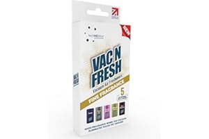 Vac N Fresh Perfume Hoover Inserts - Odour Eliminator for Your Vacuum Cleaner - Neutraliser for Pet Smells - Scented Freshener Discs for Carpet, Fabric and More - Anti Tobacco and Musty Smell Remover