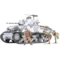 Tamiya M4 A3 Sherman 105mm, Howitzer - Maqueta de tanque escala 1