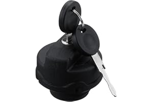 MOMOALA Black Fuel Tank Cap Locking + 2 Keys for Vauxhall Zafira Petrol Diesel 1998-2016