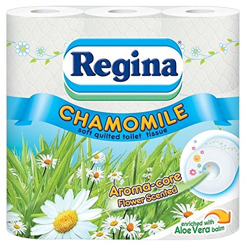 Preisvergleich Produktbild Regina Kamille Toilettenpapier - 160 Laken pro Rolle (9) - 2 stück