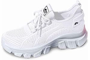 PINTUTU Scarpe Antinfortunistiche da Donna Senza Lacci, Leggere, Sportive, con Punta in Acciaio, Comode, con Cuscino d'Aria, Traspiranti, Scarpe da Lavoro, Leggere, da Corsa, Running Shoes