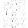 QWORK® Curtain Rail Track Pulley, Curtain Track Rollers, Curtain Runners, for Windows Shower Curtain Tracks 9mm Dia 30 Pcs