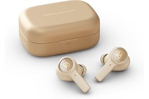 Bang & Olufsen 1240601 Beoplay EX – Bezprzew. słuchawki Bluetooth z mikrofonem i aktywną redukcją szumów, wodoodp, 20 h odtw, Gold Tone (Złoty)