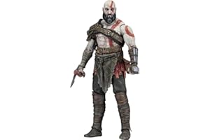 Epitome Figurine de Kratos - Figurine d'action de Kratos - 18 cm - Figurine de jeu d'anime - Articulations mobiles - Statue de posture de combat en PVC - Cadeau d'anniversaire pour les fans