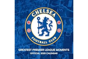 DANILO PROMOTIONS LTD 2025 Calendar Chelsea FC Legends Month to View Square Football Calendar Official Product