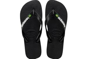Havaianas - Brasil Logo, Iconic, Comfortable and Durable Flip-Flops, Straps with Brazilian Flag and Non-Slip Sole with Colourful Stripes, Adults Unisex